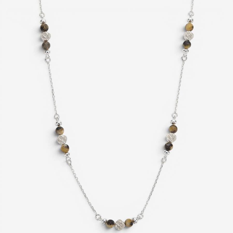 Image 130727_SIMBL.jpg, Product 130-727 / Price $269.99, Amber Extraordinaire Sterling Silver Amber Station Necklace from Amber Extraordinaire on TSC.ca's Jewellery department