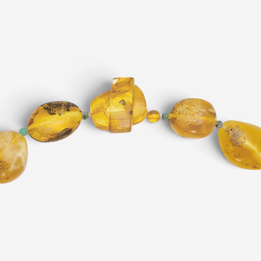 Image 130748_ALTMORE1.jpg, Product 130-748 / Price $1,699.99, Amber Extraordinaire Artisan Collection MultiFreeform Amber Double Strand Necklace from Amber Extraordinaire on TSC.ca's Jewellery department