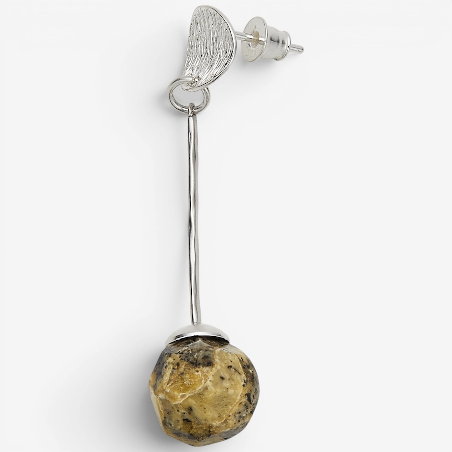 Image 130753_ALTMORE1.jpg, Product 130-753 / Price $99.99, Amber Extraordinaire Sterling Silver Faceted Marble Amber Earrings from Amber Extraordinaire on TSC.ca's Jewellery department