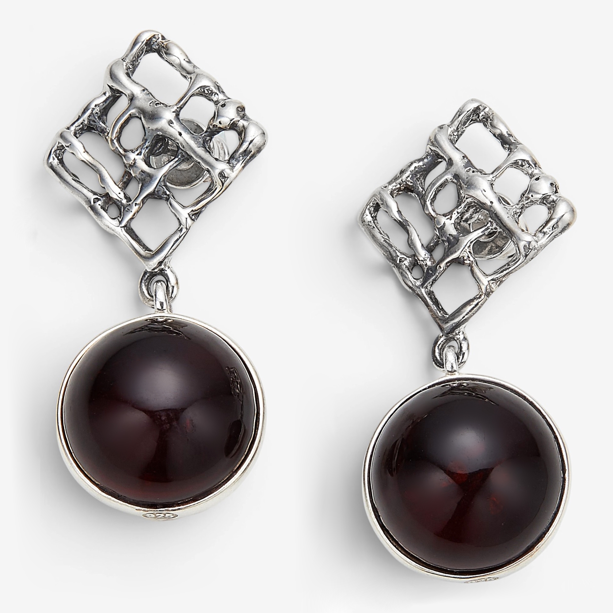 YoY　アンバーS2 Amber Extraordinaire Sterling Silver Yellow Gold Plate Amber