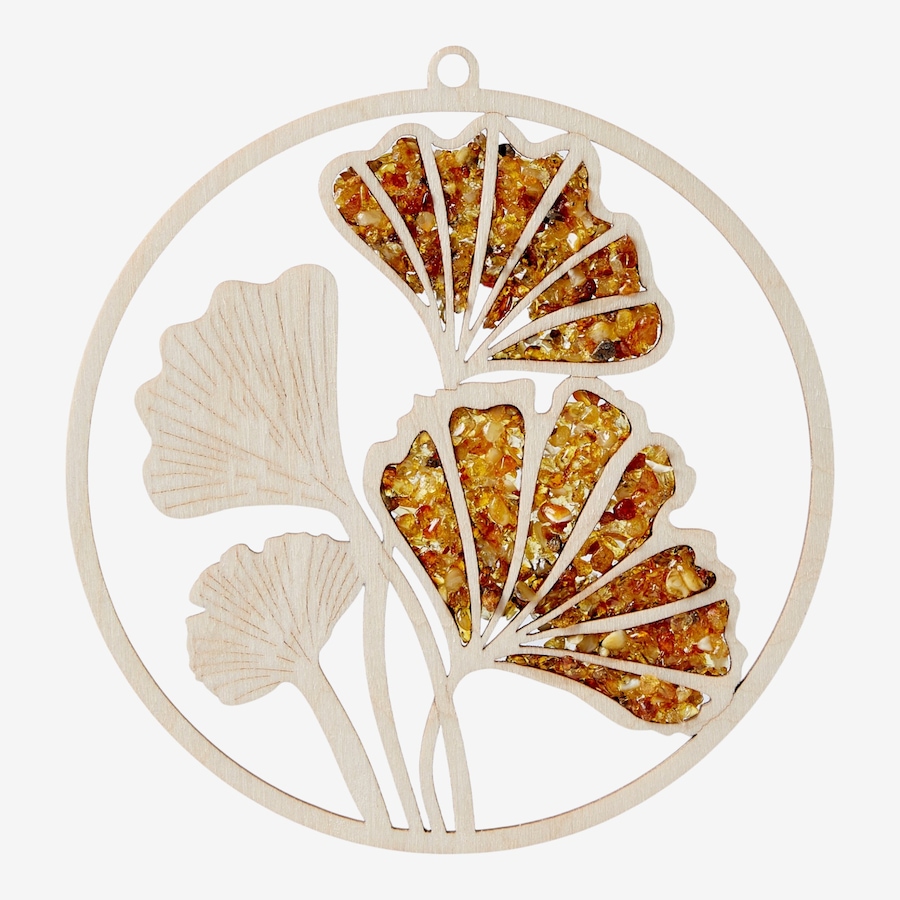 Image 130759_GNKLF.jpg, Product 130-759 / Price $15.99, Amber Extraordinaire Artisan Collection Amber and Wood Suncatcher from Amber Extraordinaire on TSC.ca's Home & Garden department