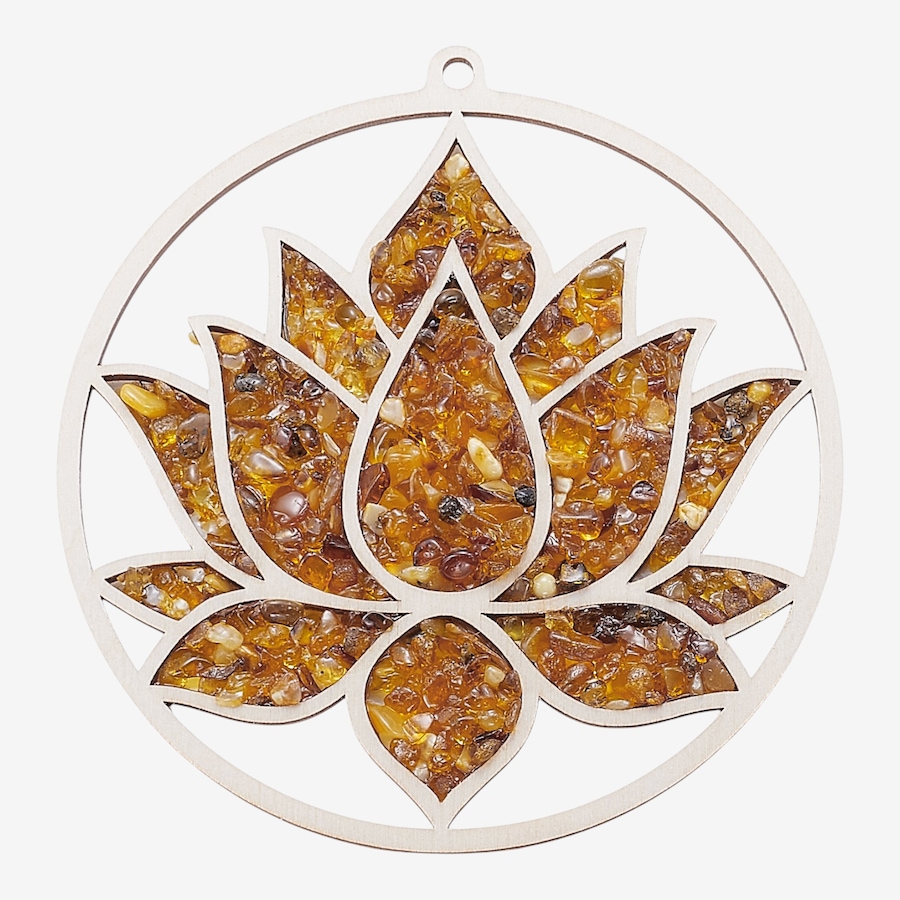 Image 130759_LOU.jpg, Product 130-759 / Price $15.99, Amber Extraordinaire Artisan Collection Amber and Wood Suncatcher from Amber Extraordinaire on TSC.ca's Home & Garden department