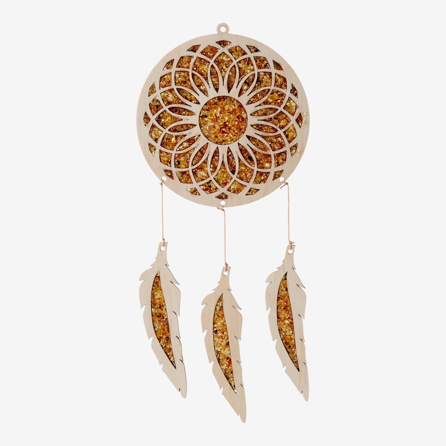 Image 130760.jpg, Product 130-760 / Price $39.99, Amber Extraordinaire Artisan Amber And Wood Dream Suncatcher from Amber Extraordinaire on TSC.ca's Home & Garden department