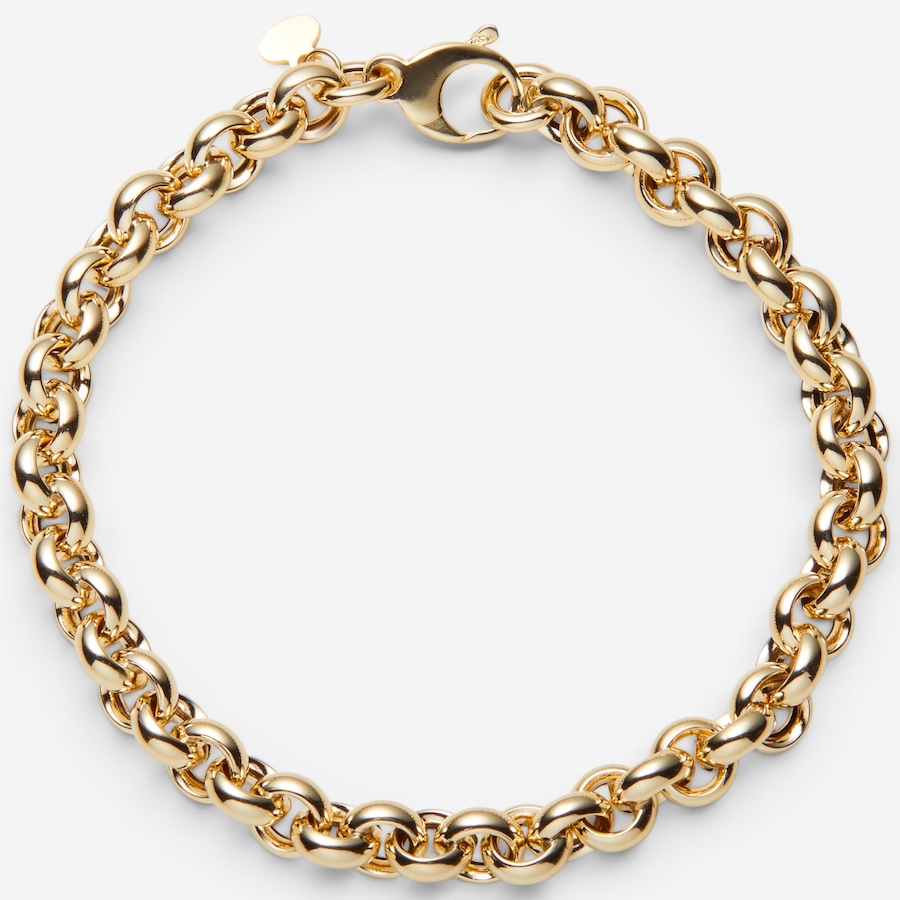 Image 130849.jpg, Product 130-849 / Price $1,499.99, Stefano Oro 14K Yellow Gold Domed Rolo Bracelet from Stefano Oro on TSC.ca's Jewellery department