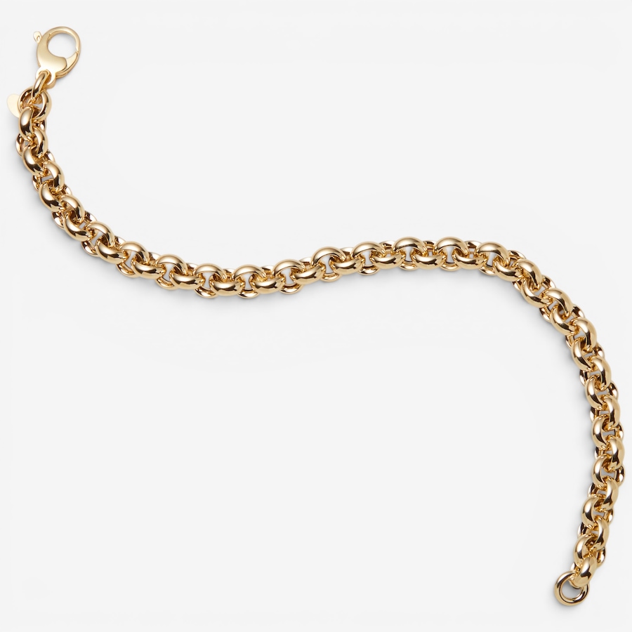 Image 130849_ALTMORE1.jpg, Product 130-849 / Price $1,499.99, Stefano Oro 14K Yellow Gold Domed Rolo Bracelet from Stefano Oro on TSC.ca's Jewellery department