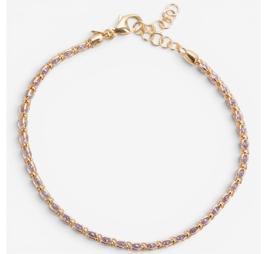 Cristiana Jewels Sterling Silver Crystal Bracelet