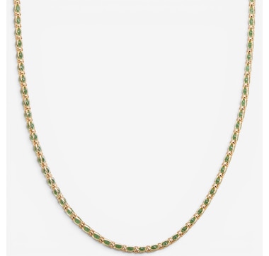 Cristiana Jewels Sterling Silver Crystal Necklace