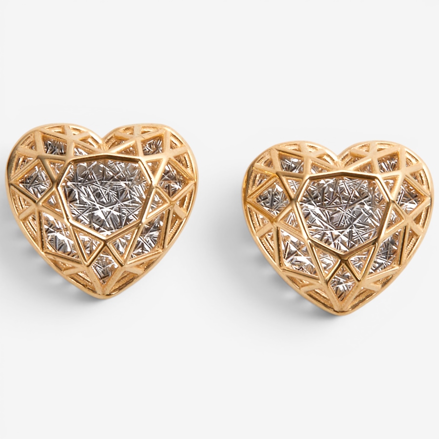 Image 130862.jpg, Product 130-862 / Price $729.99, Cristiana Jewels 14K Yellow Gold Heart Stud Earrings from Cristiana Jewels on TSC.ca's Jewellery department