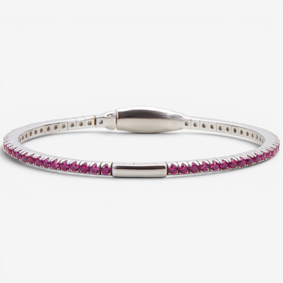 Image 130863.jpg, Product 130-863 / Price $489.99, Cristiana Jewels Sterling Silver Red Cubic Zirconia Tennis Bracelet from Cristiana Jewels on TSC.ca's Jewellery department