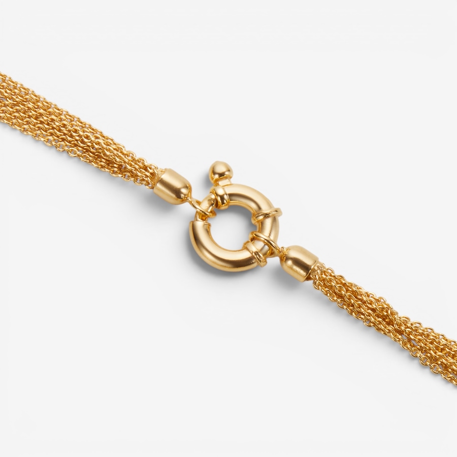 Image 130869_ALTMORE1.jpg, Product 130-869 / Price $569.99, Cristiana Jewels Sterling Silver Yellow Gold Plate Charm Necklace from Cristiana Jewels on TSC.ca's Jewellery department
