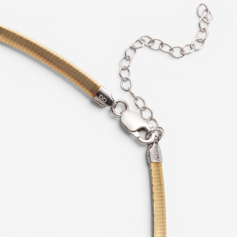Image 130884_ALTMORE2.jpg, Product 130-884 / Price $359.99, Cristiana Jewels Sterling Silver Reversible Omega Chain Necklace from Cristiana Jewels on TSC.ca's Jewellery department