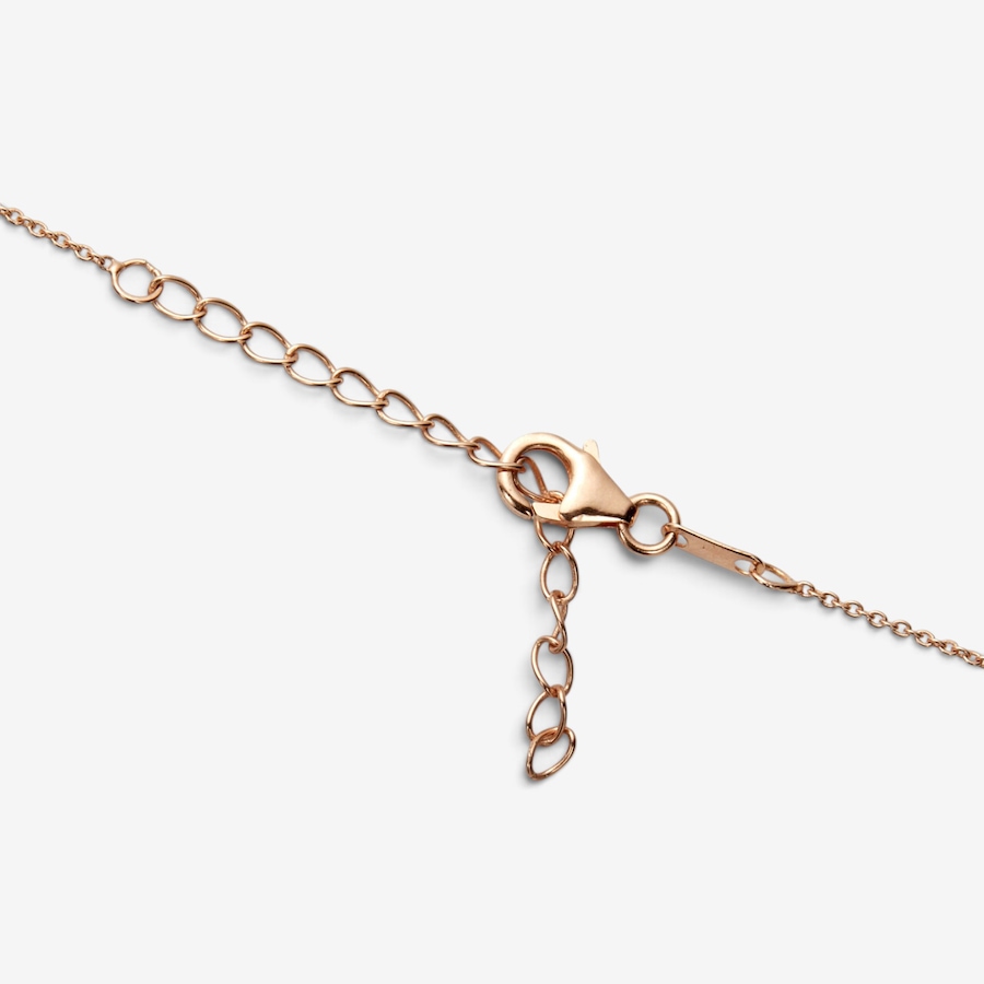 Image 130914_ALTMORE2.jpg, Product 130-914 / Price $99.99, Sterling Silver/18K Rose Gold Plate Morganite & Rhodolite Pendant With Chain from Gem Reflections on TSC.ca's Jewellery department