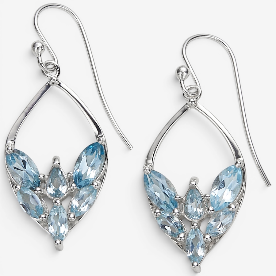 Image 130921_BTP.jpg, Product 130-921 / Price $99.99, Himalayan Gems Sterling Silver Gemstone French Wire Earrings from Himalayan Gems on TSC.ca's Jewellery department