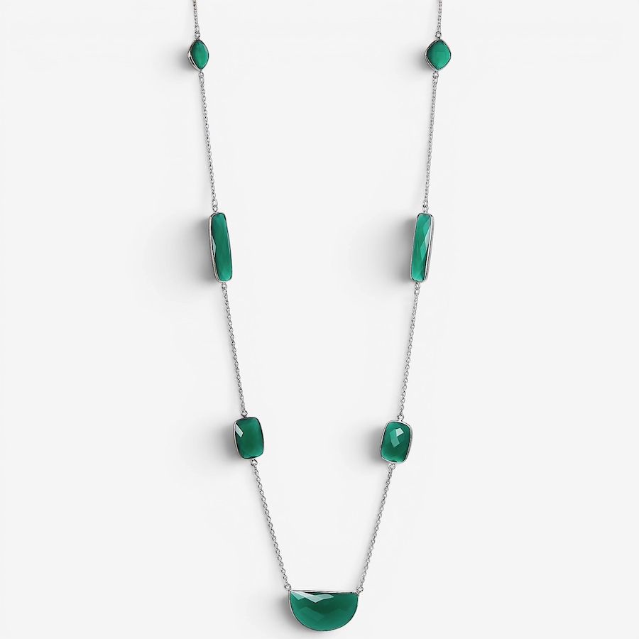 Image 130924_GRX.jpg, Product 130-924 / Price $199.99, Himalayan Gems Sterling Silver Bold Gemstone Necklace from Himalayan Gems on TSC.ca's Jewellery department