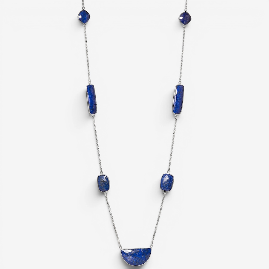 Image 130924_LAP.jpg, Product 130-924 / Price $199.99, Himalayan Gems Sterling Silver Bold Gemstone Necklace from Himalayan Gems on TSC.ca's Jewellery department