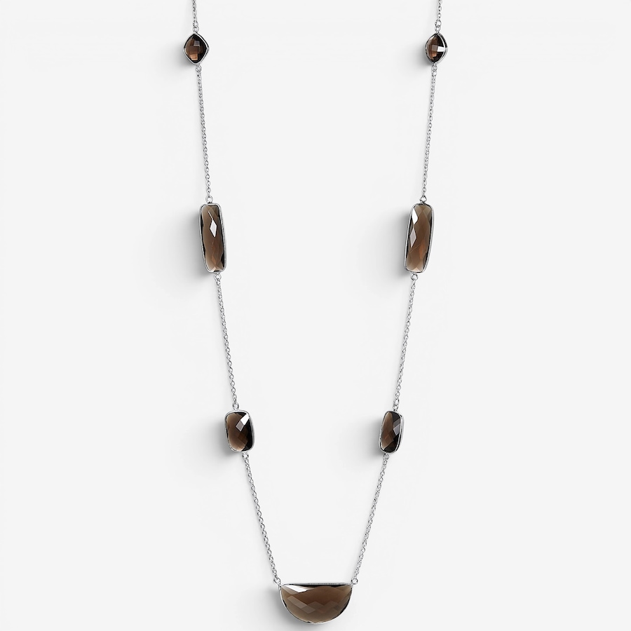 Image 130924_SMQ.jpg, Product 130-924 / Price $199.99, Himalayan Gems Sterling Silver Bold Gemstone Necklace from Himalayan Gems on TSC.ca's Jewellery department
