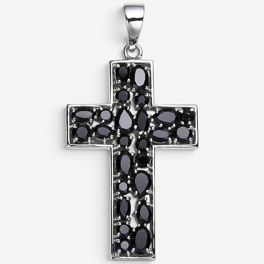 Image 130929_BSPIL.jpg, Product 130-929 / Price $289.99,  Himalayan Gems Sterling Silver Gemstone Cross Pendant from Himalayan Gems on TSC.ca's Jewellery department