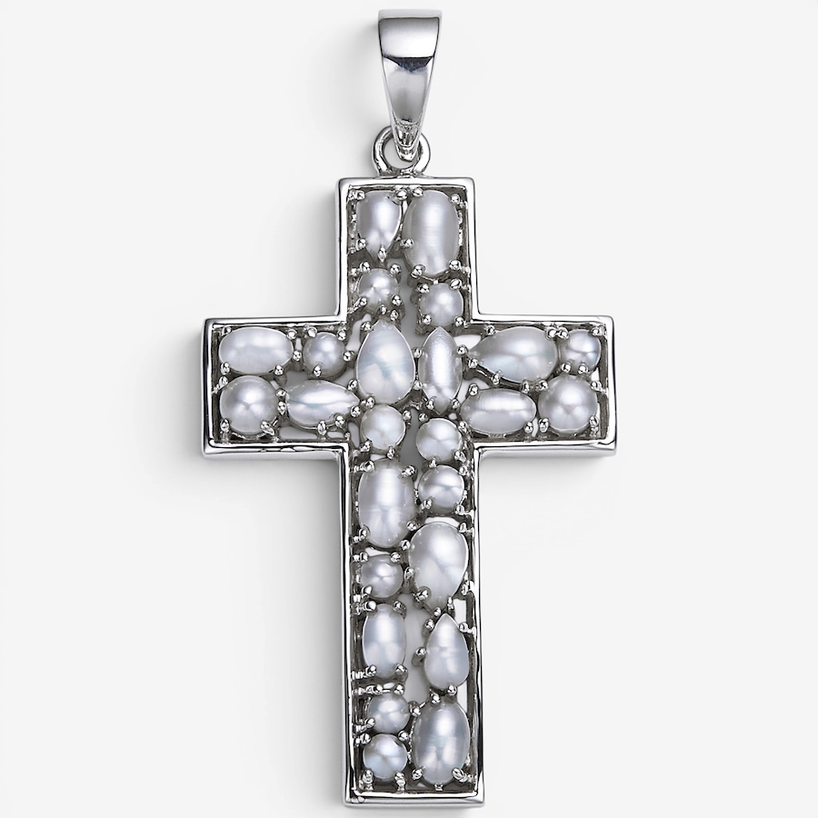 Image 130929_WPR.jpg, Product 130-929 / Price $289.99,  Himalayan Gems Sterling Silver Gemstone Cross Pendant from Himalayan Gems on TSC.ca's Jewellery department