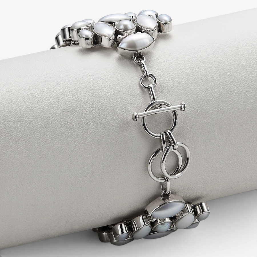 Image 130931_ALTMORE1.jpg, Product 130-931 / Price $499.99, Himalayan Gems Sterling Silver Geometric Gemstone Bracelet from Himalayan Gems on TSC.ca's Jewellery department