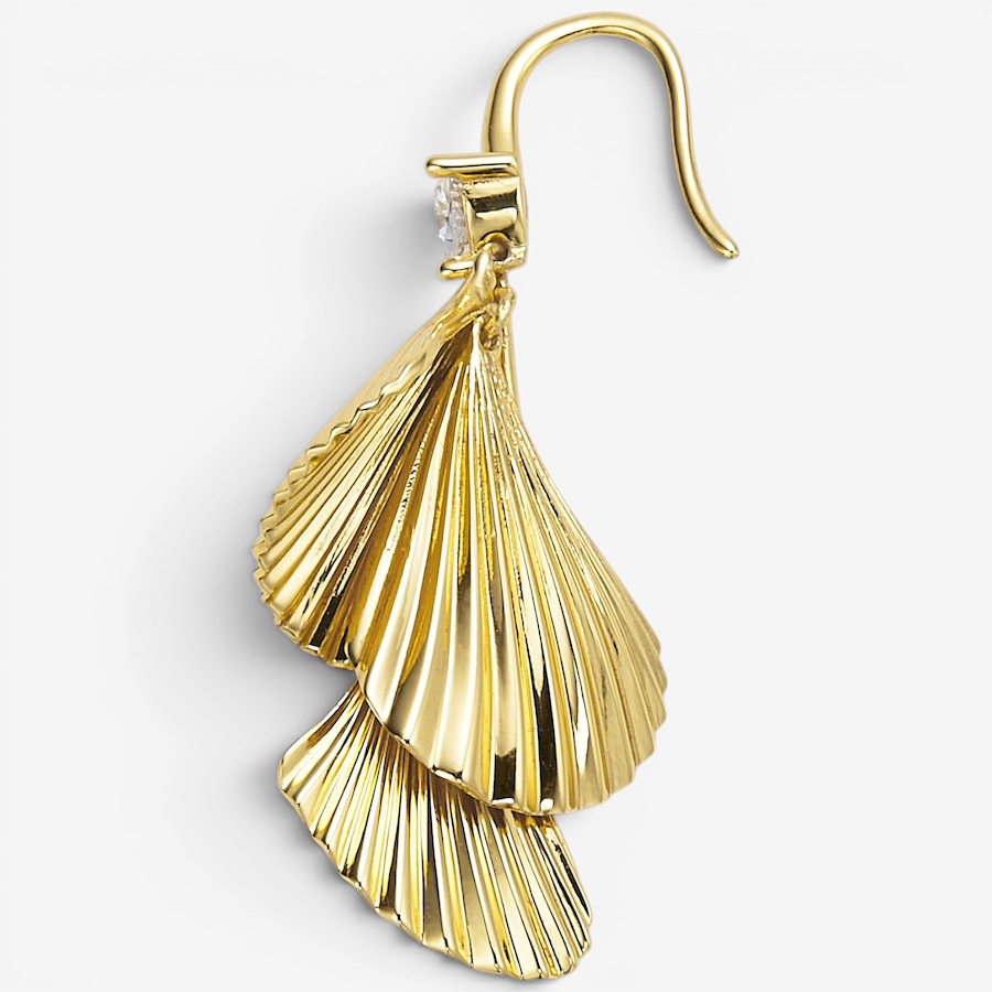 Image 130971_ALTMORE1.jpg, Product 130-971 / Price $269.99, Hillberg & Berk Sterling Silver/14K Gold Vermeil Petal Drop Earrings from Hillberg & Berk Jewellery on TSC.ca's Jewellery department