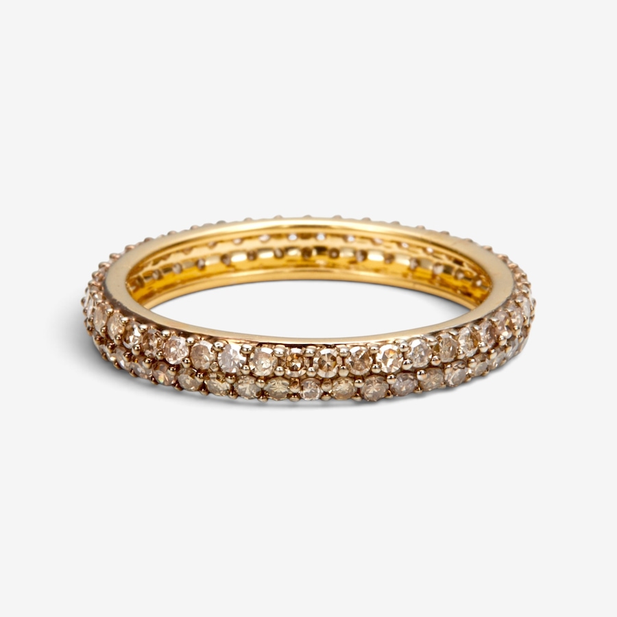 Image 131078_CHMGP.jpg, Product 131-078 / Price $799.99, Colours of Diamonds Sterling Silver 1.00ctw Coloured Diamond Eternity Band from Colours of Diamonds on TSC.ca's Jewellery department