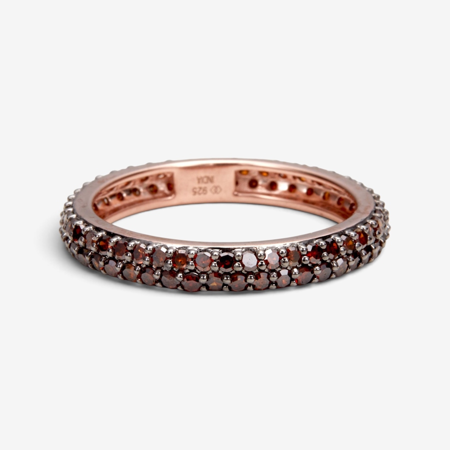 Image 131078_RGRED.jpg, Product 131-078 / Price $799.99, Colours of Diamonds Sterling Silver 1.00ctw Coloured Diamond Eternity Band from Colours of Diamonds on TSC.ca's Jewellery department