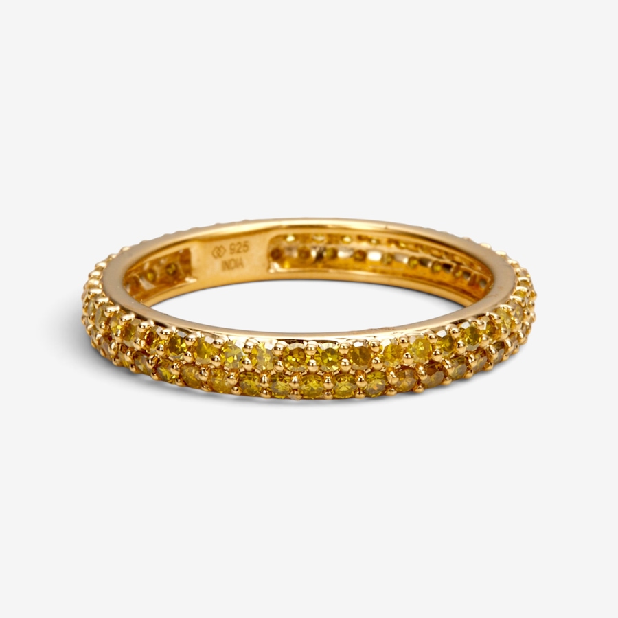 Image 131078_YGPYD.jpg, Product 131-078 / Price $799.99, Colours of Diamonds Sterling Silver 1.00ctw Coloured Diamond Eternity Band from Colours of Diamonds on TSC.ca's Jewellery department