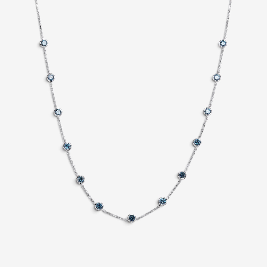 Image 131079_RHBLD.jpg, Product 131-079 / Price $479.99, Colours of Diamonds Sterling Silver 1.50ctw Coloured Diamond Necklace from Colours of Diamonds on TSC.ca's Jewellery department