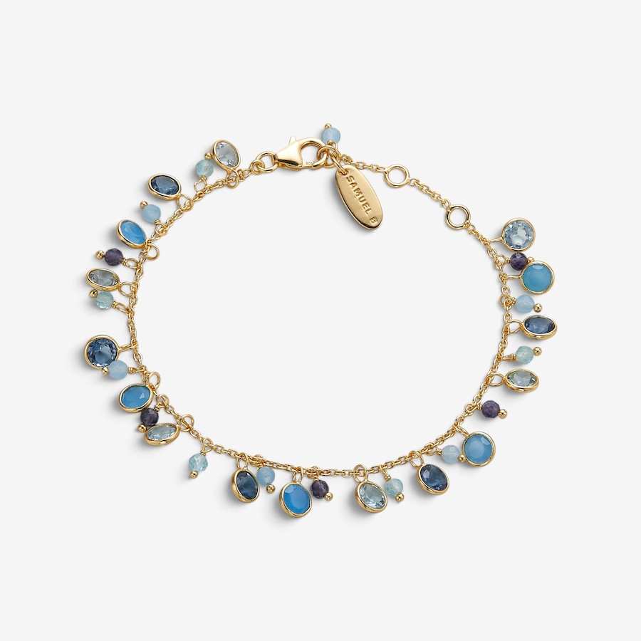Image 131085_BLU.jpg, Product 131-085 / Price $169.99, Samuel B Sterling Silver Gemstone Bracelet from Samuel B. Collection on TSC.ca's Jewellery department