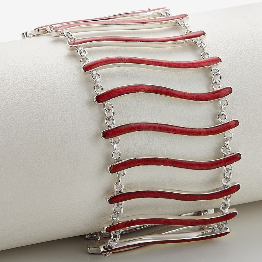 Image 131101_CRL.jpg, Product 131-101 / Price $329.99, Samuel B Collection Sterling Silver Accordian Bracelet from Samuel B. Collection on TSC.ca's Jewellery department