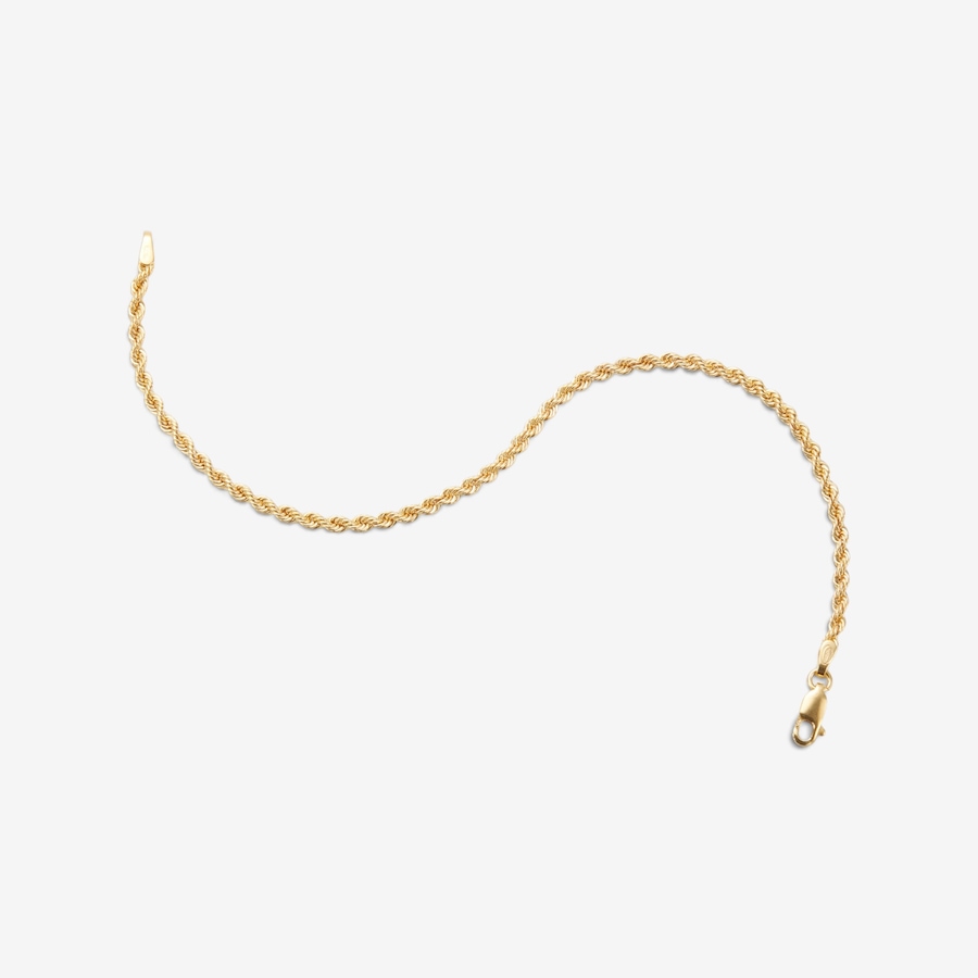 Image 131113_ALTMORE1.jpg, Product 131-113 / Price $399.99 - $449.99, Uno A Erre 10K Yellow Gold Laser Rope Bracelet from UnoAErre Jewellery on TSC.ca's Jewellery department