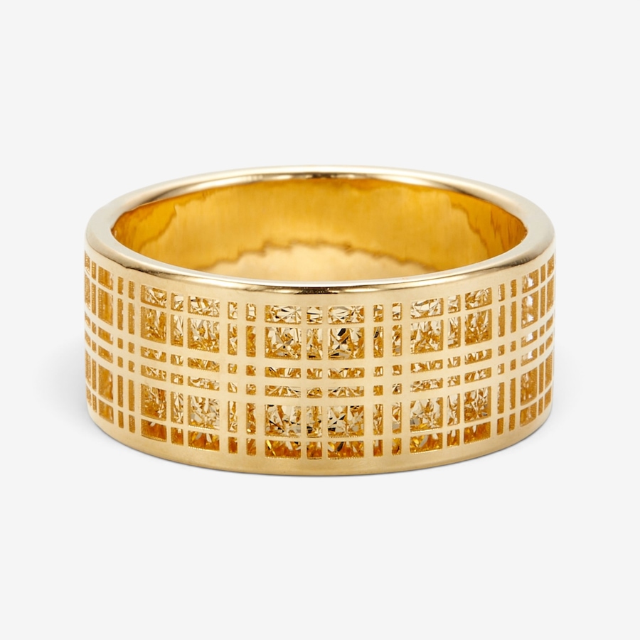 Image 131274_CHCK.jpg, Product 131-274 / Price $549.99, Stefano Oro 14K Yellow Gold "Circle of Life" Ricami Ring from Stefano Oro on TSC.ca's Jewellery department