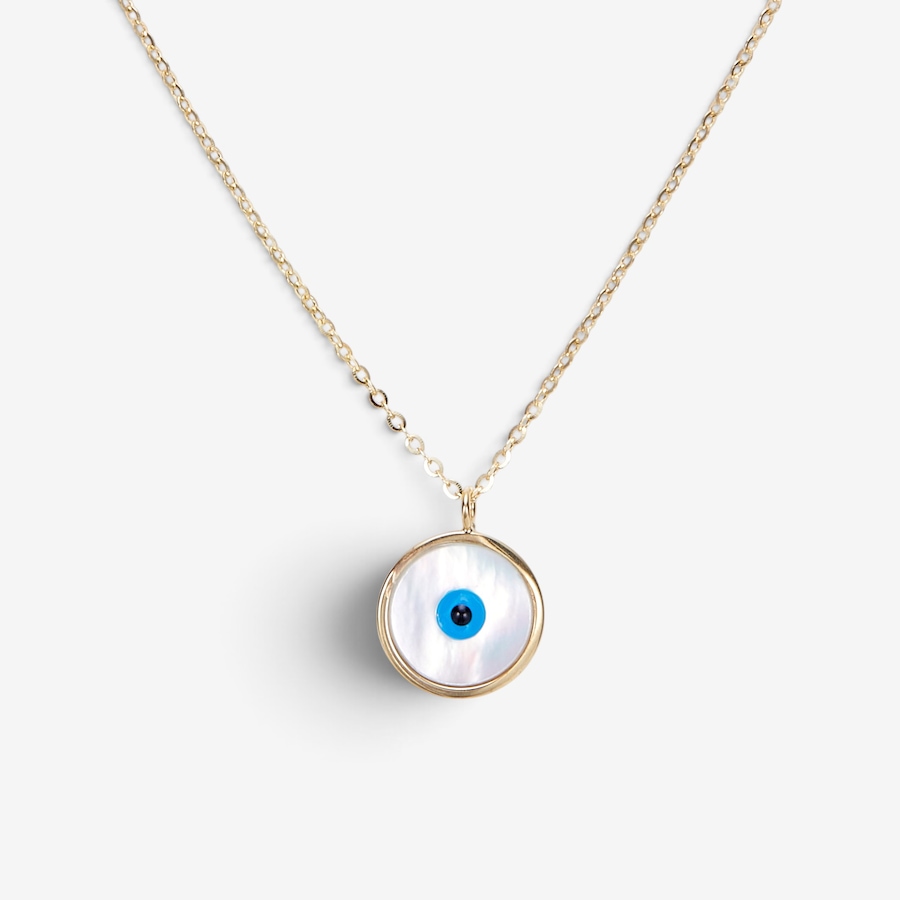 Image 131283.jpg, Product 131-283 / Price $399.99, Stefano Oro 14K Yellow Gold Mediterranean Eye Pendant with Chain from Stefano Oro on TSC.ca's Jewellery department