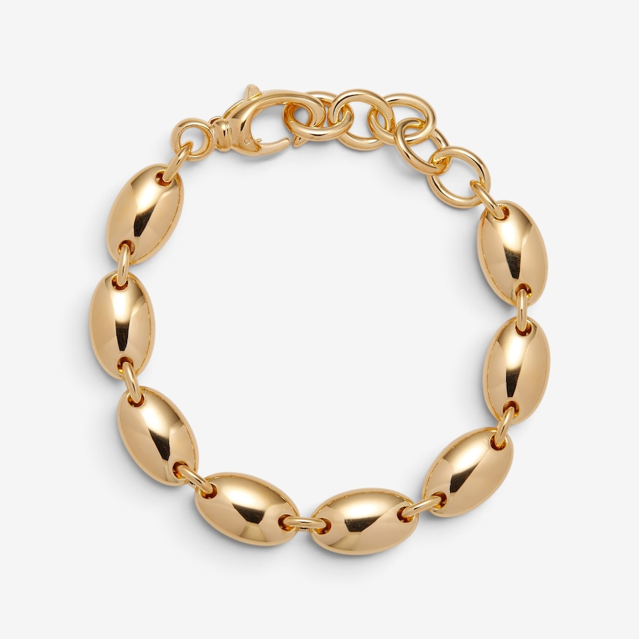 Image 131303.jpg, Product 131-303 / Price $549.99, Soave Oro 14K Resin Filled Polished Nugget Bracelet from Soave Oro on TSC.ca's Jewellery department