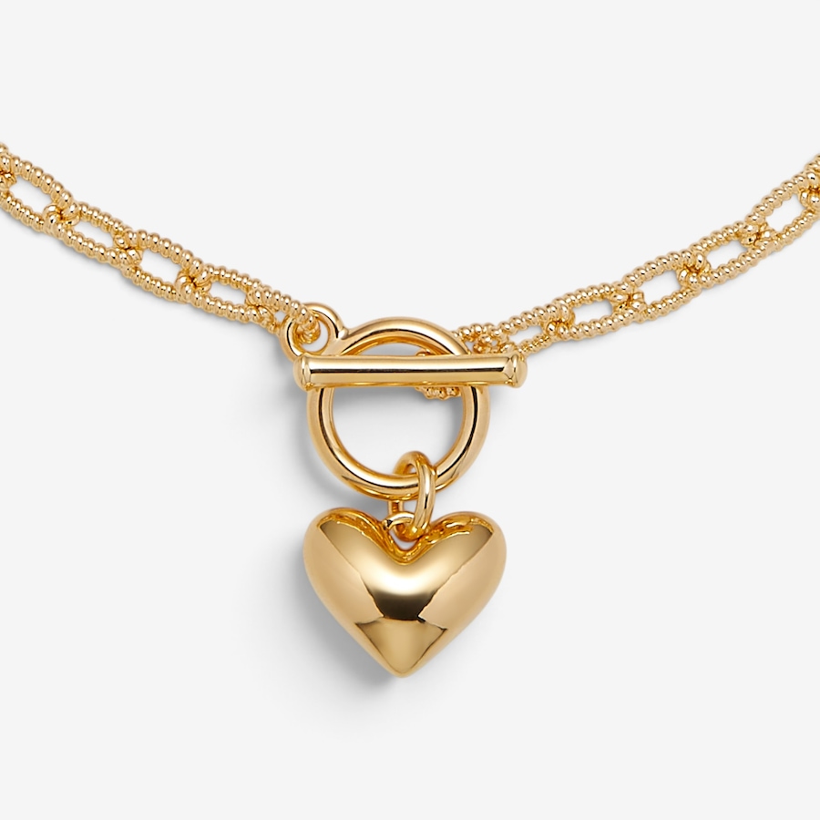 Image 131337.jpg, Product 131-337 / Price $999.99, Soave Oro 14K Yellow Gold Resin Filled Heart Necklace from Soave Oro on TSC.ca's Jewellery department