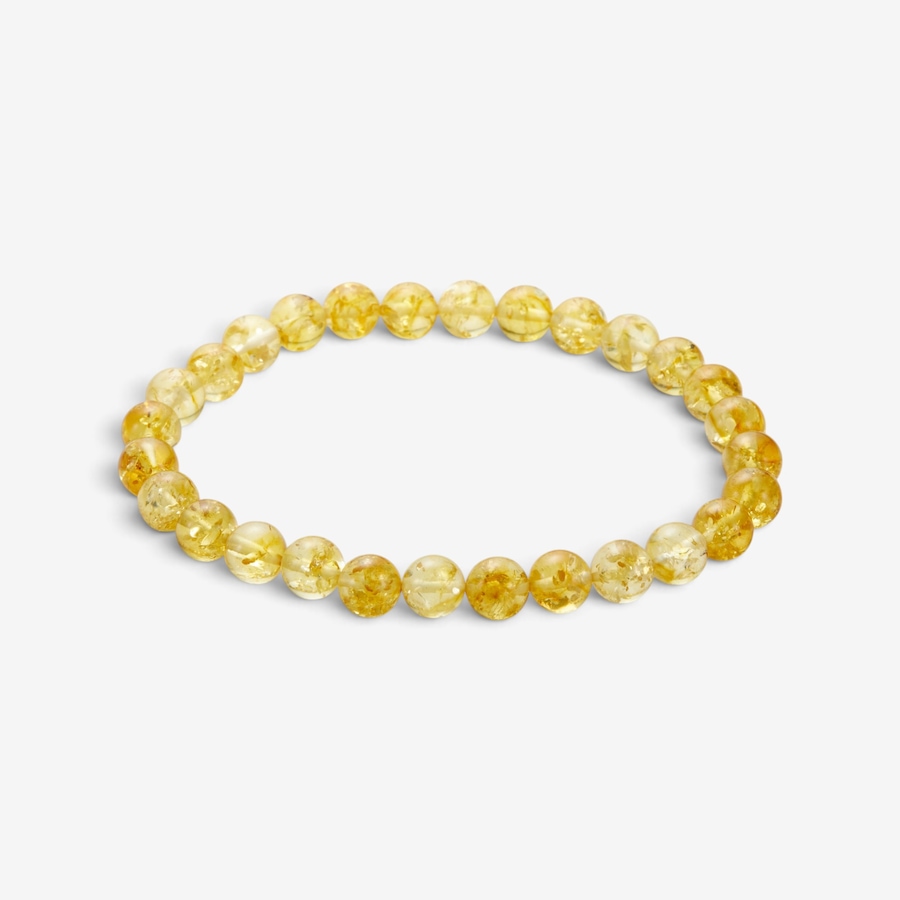 Image 131340_LEM.jpg, Product 131-340 / Price $59.99, Amber Extraordinaire 8mm Amber Bead Stretch Bracelet from Amber Extraordinaire on TSC.ca's Jewellery department