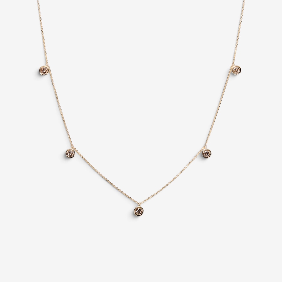 Image 131459_YGCHM.jpg, Product 131-459 / Price $999.99, 14K Gold 1.00ctw Floating Coloured Diamond Necklace from Diamond Show on TSC.ca's Jewellery department