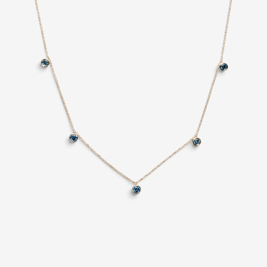 Image 131459_YGLBD.jpg, Product 131-459 / Price $999.99, 14K Gold 1.00ctw Floating Coloured Diamond Necklace from Diamond Show on TSC.ca's Jewellery department