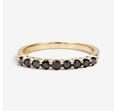 14K Yellow Gold 0.50ctw Coloured Diamond Band