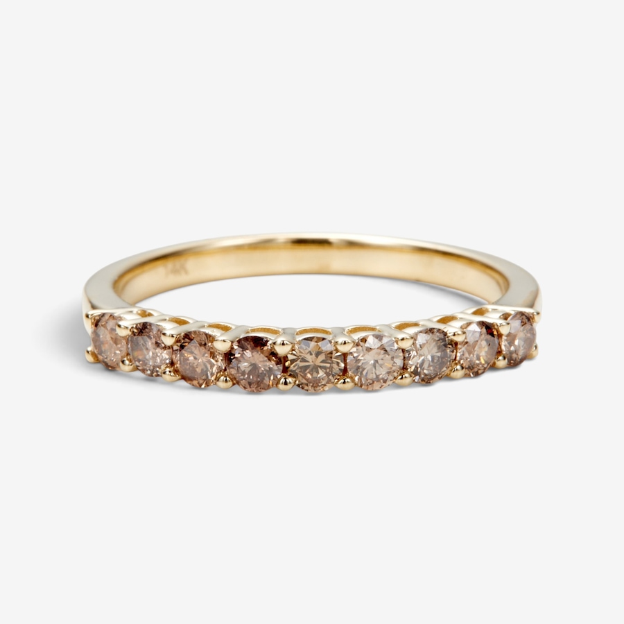 Image 131460_CHM.jpg, Product 131-460 / Price $799.99, 14K Yellow Gold 0.50ctw Coloured Diamond Band from Diamond Show on TSC.ca's Jewellery department