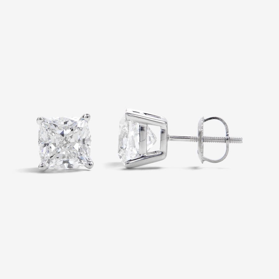 Image 131470_WGL.jpg, Product 131-470 / Price $1,499.99, EVERA Diamonds 14K Gold 4.00ctw Cushion Shape Diamond Stud Earrings from Evera Diamonds on TSC.ca's Jewellery department