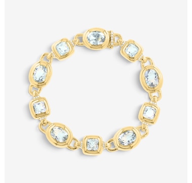 EFFY Sterling Silver Yellow Gold Plate Gemstone Bracelet