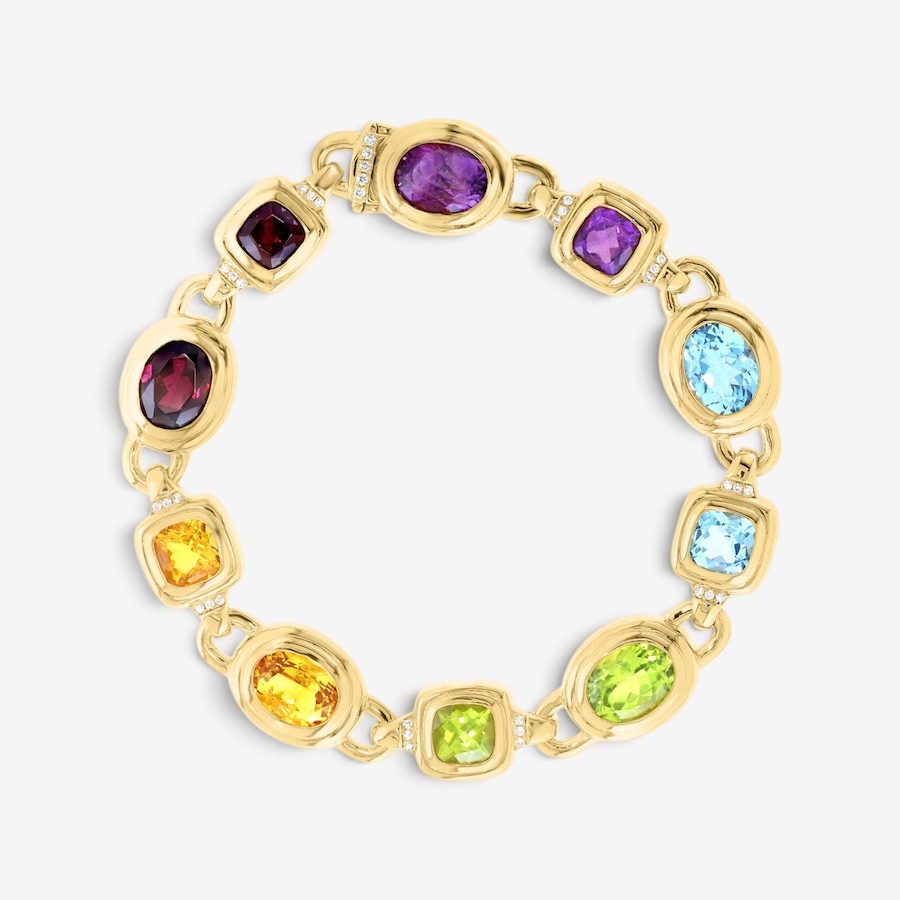 Image 131472_MTI.jpg, Product 131-472 / Price $1,499.99, EFFY Sterling Silver Yellow Gold Plate Gemstone Bracelet from Effy Jewellery on TSC.ca's Jewellery department