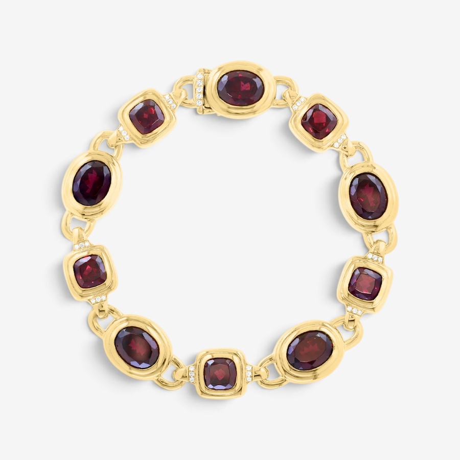 Image 131472_RHO.jpg, Product 131-472 / Price $1,499.99, EFFY Sterling Silver Yellow Gold Plate Gemstone Bracelet from Effy Jewellery on TSC.ca's Jewellery department