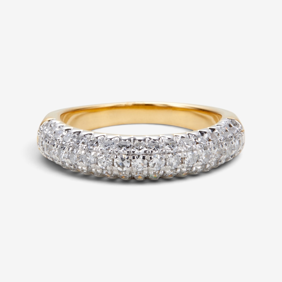 Image 131473_YGP.jpg, Product 131-473 / Price $289.99, EVERA Sterling Silver 1.00ctw Pave Set Diamond Band from Evera Diamonds on TSC.ca's Jewellery department