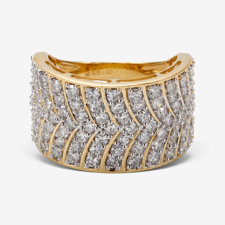 Image 131474_YGP.jpg, Product 131-474 / Price $389.99, EVERA Sterling Silver 2.00ctw Wide Diamond Ring from Evera Diamonds on TSC.ca's Jewellery department