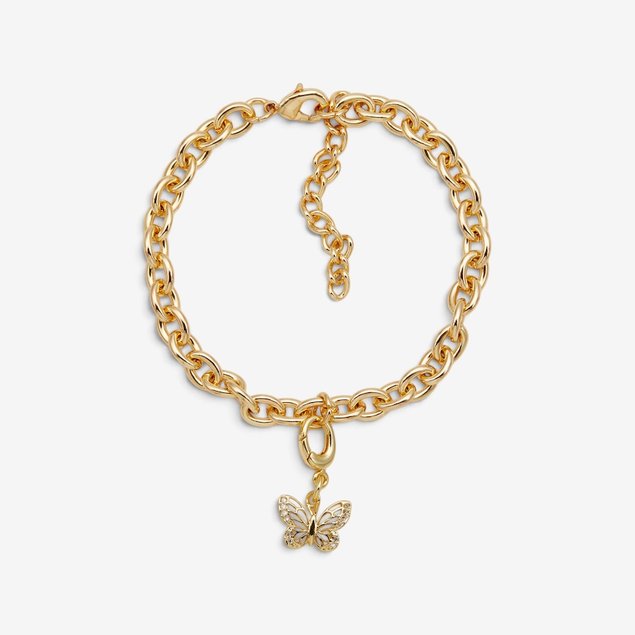 Image 131478_ALTMORE1.jpg, Product 131-478 / Price $29.99, 18K Yellow Gold Plate Butterfly Charm from Gem Reflections on TSC.ca's Jewellery department