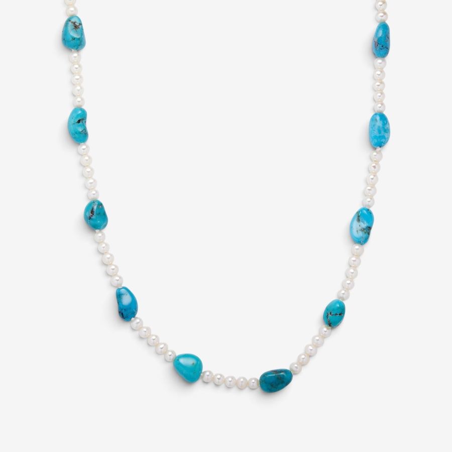 Image 131482_TRQPR.jpg, Product 131-482 / Price $299.99, Samuel B. Collection Sterling Silver Gemstone Necklace from Samuel B. Collection on TSC.ca's Jewellery department
