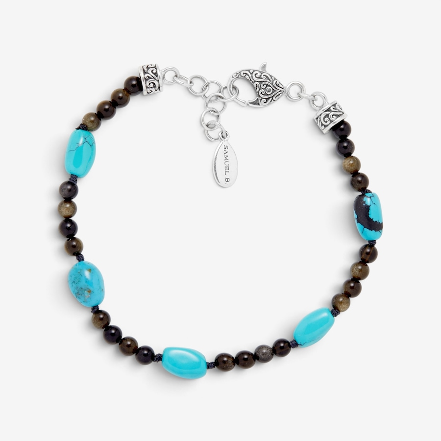 Image 131483_TQBKO.jpg, Product 131-483 / Price $199.99, Samuel B. Collection Sterling Silver Gemstone Bracelet from Samuel B. Collection on TSC.ca's Jewellery department