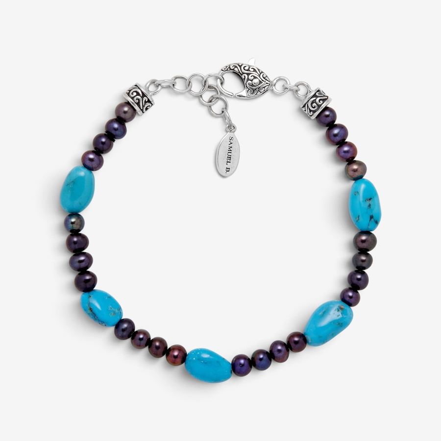 Image 131483_TRQBP.jpg, Product 131-483 / Price $199.99, Samuel B. Collection Sterling Silver Gemstone Bracelet from Samuel B. Collection on TSC.ca's Jewellery department